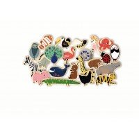 Joc magnetic cu animale Djeco