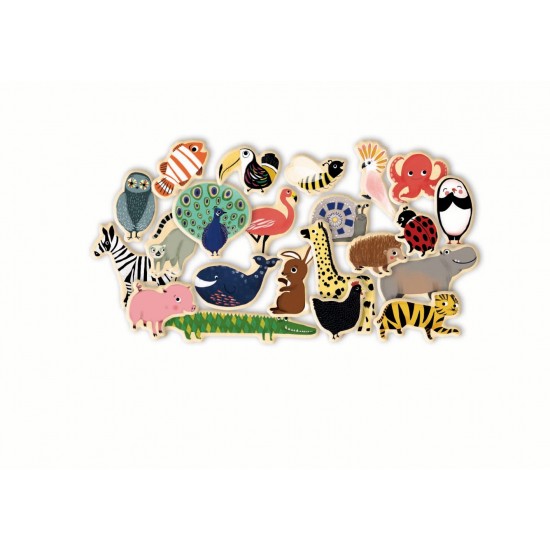 Joc magnetic cu animale Djeco