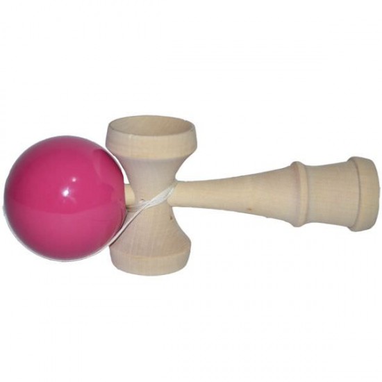 Jucarie de lemn Kendama lucioasa in cutie 