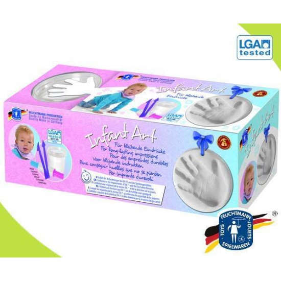 Kit amprenta bebelusi - Alb