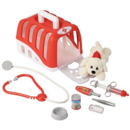 Kit veterinar cu catelus si accesorii - Klein