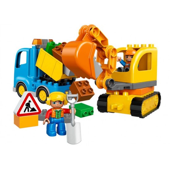 LEGO DUPLO - Camion si excavator pe senile 10812