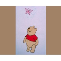 Lenjerie patut cu broderie Hubners Winnie 4 piese Crem