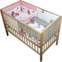 Lenjerie patut Hubners Bufnite 5 piese Roz