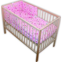 Lenjerie patut Hubners Kitty 4 piese Roz