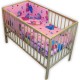 Lenjerie patut Hubners Princess 4 piese Roz