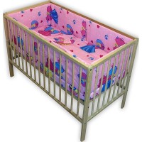 Lenjerie patut Hubners Princess 5 piese Roz