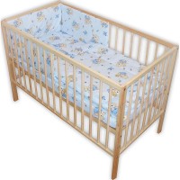 Lenjerie patut Hubners Ursulet cu Albinute 4 piese Albastru