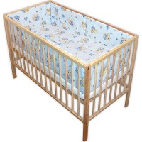 Lenjerie patut Hubners Ursulet cu Albinute 5 piese Albastru