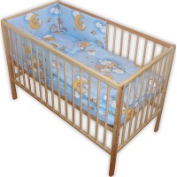 Lenjerie patut Hubners Ursulet Somn Usor 4 piese Albastru