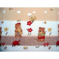 Lenjerie patut Hubners Ursuletul Gradinar 5 piese Crem