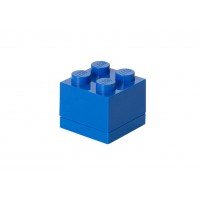 Mini cutie depozitare LEGO 2x2 - Albastru inchis