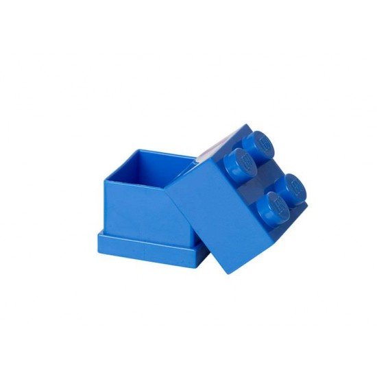 Mini cutie depozitare LEGO 2x2 - Albastru inchis