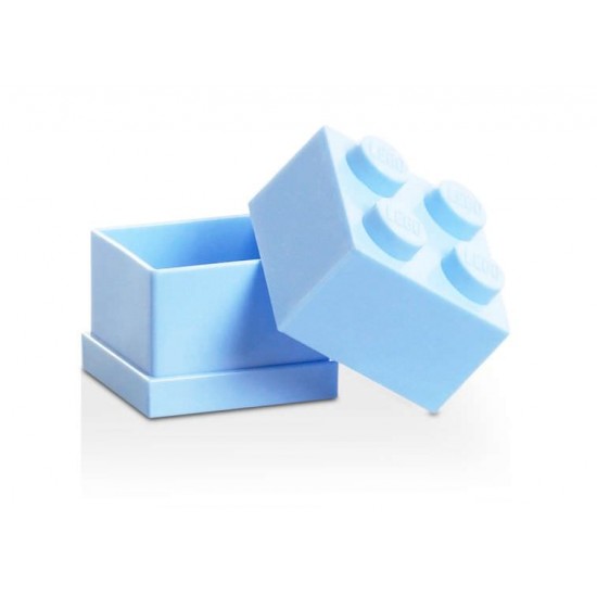 Mini cutie depozitare LEGO 2x2 - Albastru deschis