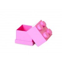 Mini cutie depozitare LEGO 2x2 - Roz