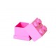 Mini cutie depozitare LEGO 2x2 - Roz