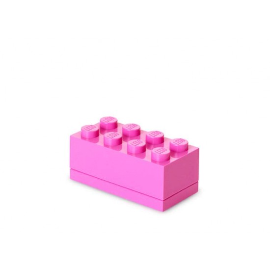 Mini cutie depozitare LEGO 2x4 - Roz