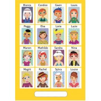 Joc Mini Logix Djeco Ghiceste personajul 