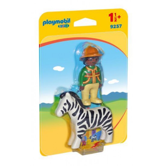 Padurar cu zebra - Playmobil