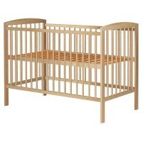Patut copii din lemn Hubners Anzel 120x60 cm Natur