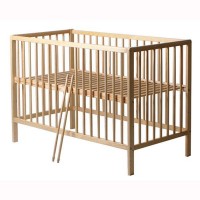 Patut copii din lemn Hubners Dominic 120x60 cm Natur