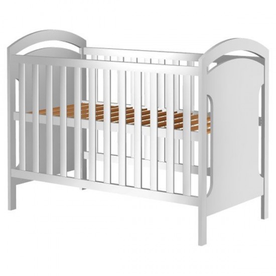 Patut copii din lemn Hubners Hansell 120x60 cm Alb