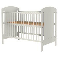 Patut copii din lemn Hubners Kamilla 120x60 cm Alb