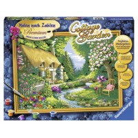 Pictura pe Numere - Casuta din Gradina