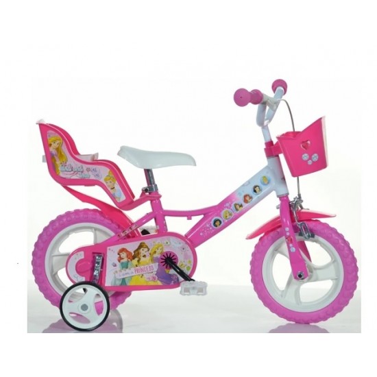 Bicicleta copii Disney Princess 12 inch Dino Bikes