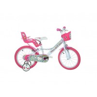 Bicicleta copii Hello Kitty 16 inch Dino Bikes 164HK