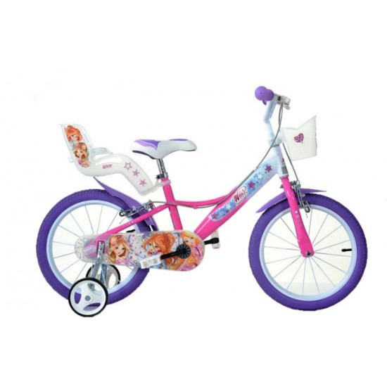 Bicicleta copii Winx 16 inch Dino Bikes 164W