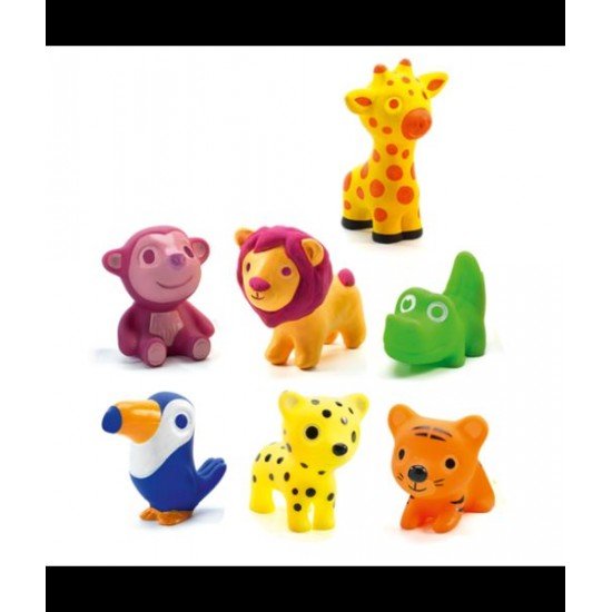 Animalute din silicon Djeco Troopo Savana