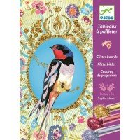 Atelier creativ cu sclipici - Pasari