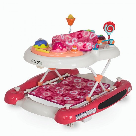 Premergator cu balansoar Coccolle Inizio Roz