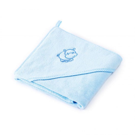 Prosop cu gluga Sensilllo Hippo 80x80 cm Blue