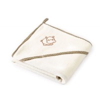 Prosop cu gluga Sensilllo Hippo 80x80 cm Ivory