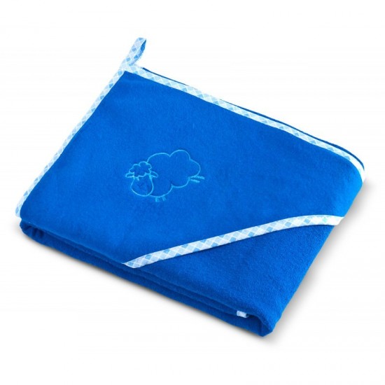 Prosop cu gluga Sheep 80x80 cm Cobalt