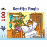 Puzzle 100 piese Scufita Rosie