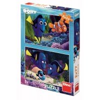 Puzzle 2 in 1 - Gasirea lui Dory (77 piese)