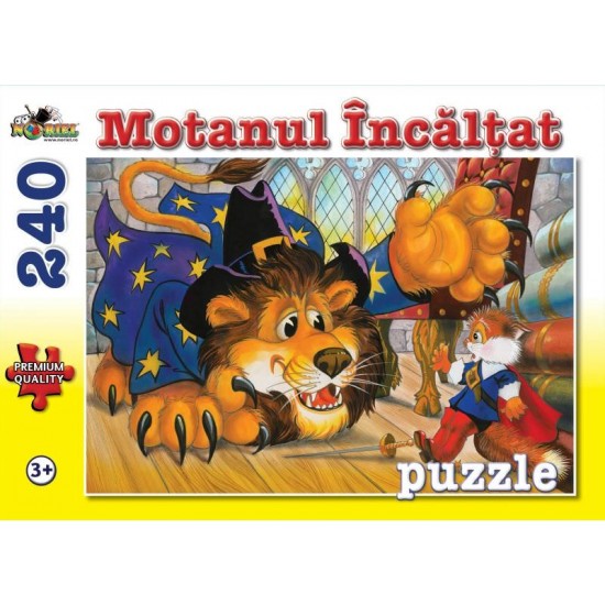 Puzzle 240 piese Colectia Povesti - Motanul Incaltat