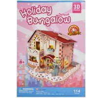Puzzle 3D Casuta Bungalow 114 piese