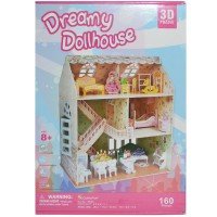 Puzzle 3D Casuta papusilor 160 piese