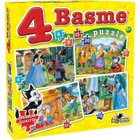Puzzle 4 Basme Mici 6, 9, 15, 20