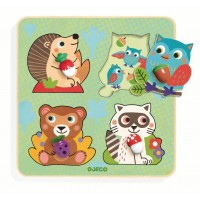 Puzzle Animale din padure