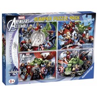 PUZZLE AVENGERS, 4x100 PIESE