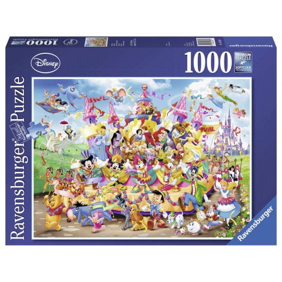 PUZZLE CARNAVALUL DISNEY MULTICOLOR, 1000 PIESE