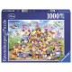 PUZZLE CARNAVALUL DISNEY MULTICOLOR, 1000 PIESE