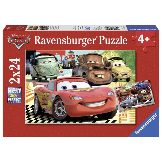 PUZZLE CARS, 2x24 PIESE