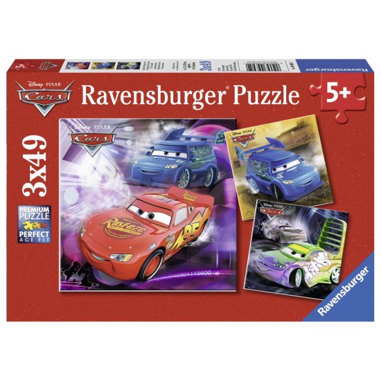 PUZZLE CARS, 3x49 PIESE