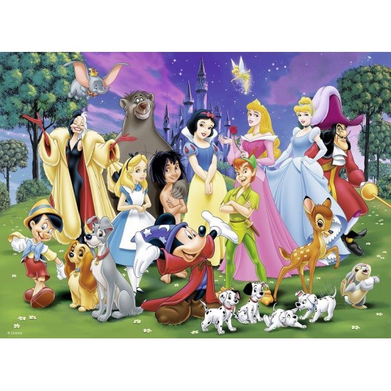 PUZZLE DISNEY PERSONAJELE PREFERATE, 200 PIESE